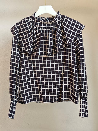 BLUSA NURIA CUADROS