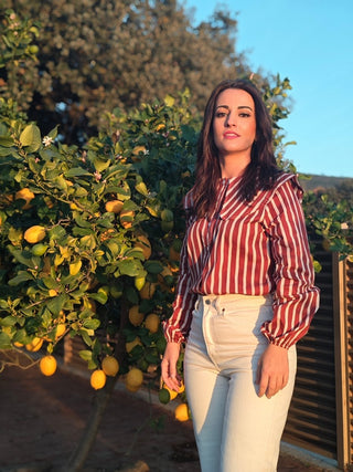BLUSA CAROLINA RAYAS