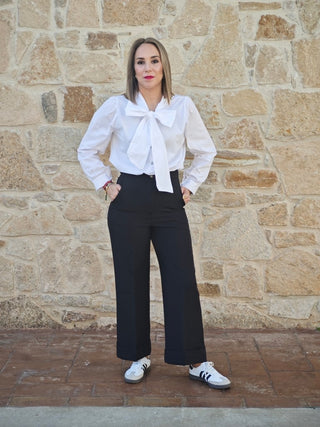 PANTALON DE VESTIR CON DOBLADILLO