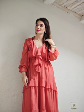 VESTIDO MARTINA CORAL