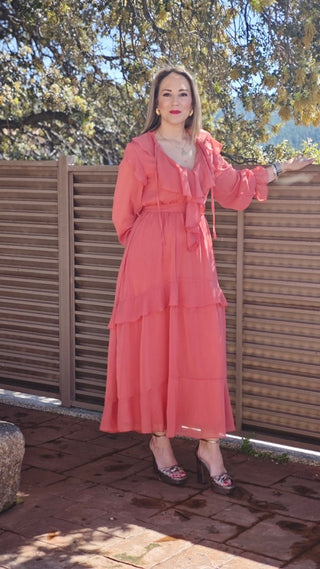 VESTIDO MARTINA CORAL