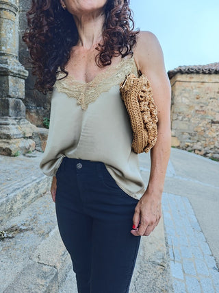 TOP LENCERO SATINADO