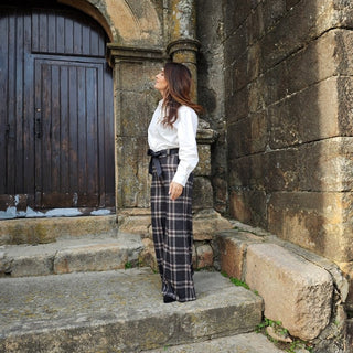 PANTALON DE CUADROS LAZO