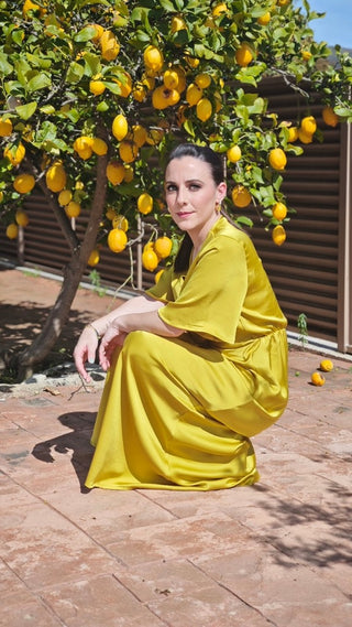 VESTIDO VICTORIA SATINADO