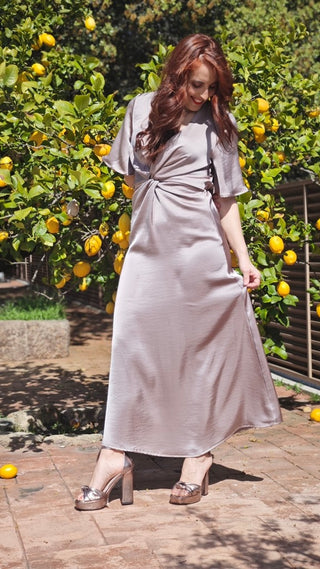 VESTIDO VICTORIA SATINADO
