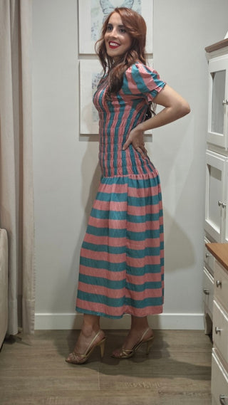 VESTIDO ELSA NIDO DE ABEJA