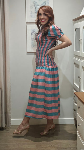 VESTIDO ELSA NIDO DE ABEJA