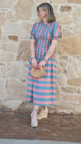 VESTIDO ELSA NIDO DE ABEJA