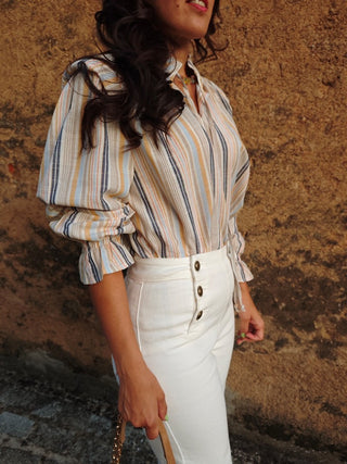 BLUSA ROSY HOMBRERAS