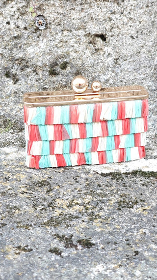 BOLSO FIESTA CORAL