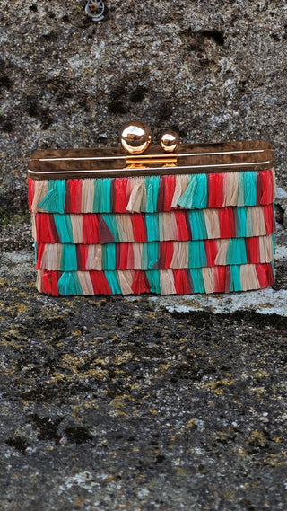 BOLSO FIESTA CORAL