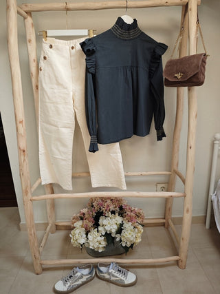 BLUSA EMMA CUELLO ALTO