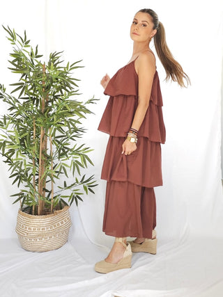 VESTIDO LOLA VOLANTES