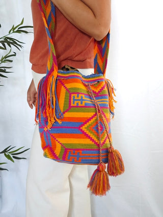 BOLSOS WAYÚU CROCHET ARTESANAL