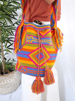 BOLSOS WAYÚU CROCHET ARTESANAL
