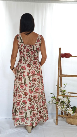 VESTIDO CADIZ BEIG