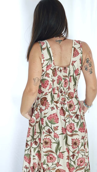 VESTIDO CADIZ BEIG