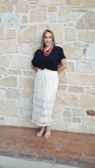 FALDA DE CROCHET