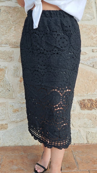 FALDA DE CROCHET