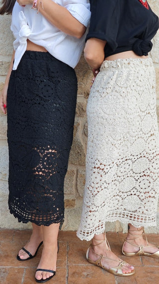 FALDA DE CROCHET