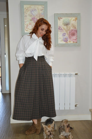 FALDA ESCOCESA MIDI