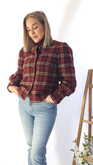 CHAQUETA LIDIA CUADROS