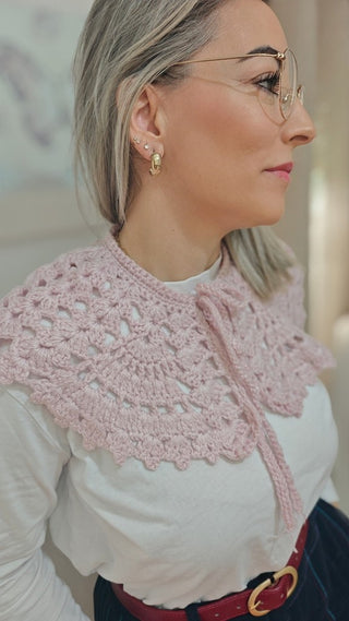 CUELLOS DE CROCHET HECHOS A MANO