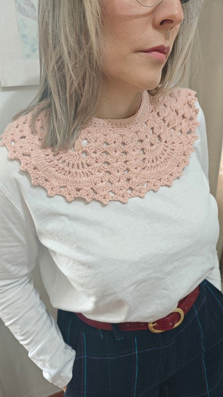 CUELLOS DE CROCHET HECHOS A MANO