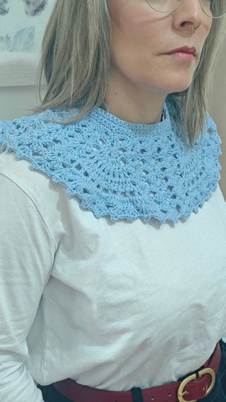 CUELLOS DE CROCHET HECHOS A MANO