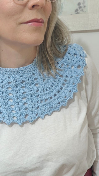 CUELLOS DE CROCHET HECHOS A MANO