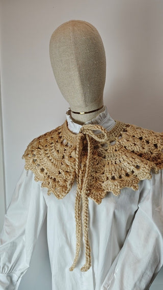 CUELLOS DE CROCHET HECHOS A MANO