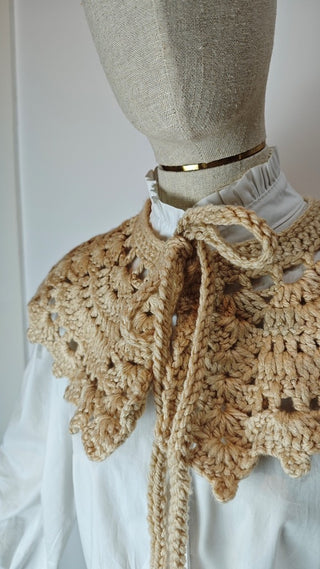 CUELLOS DE CROCHET HECHOS A MANO