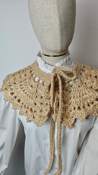CUELLOS DE CROCHET HECHOS A MANO