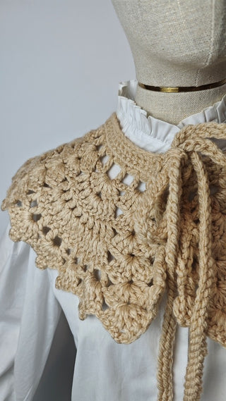 CUELLOS DE CROCHET HECHOS A MANO