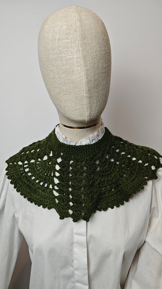 CUELLOS DE CROCHET HECHOS A MANO