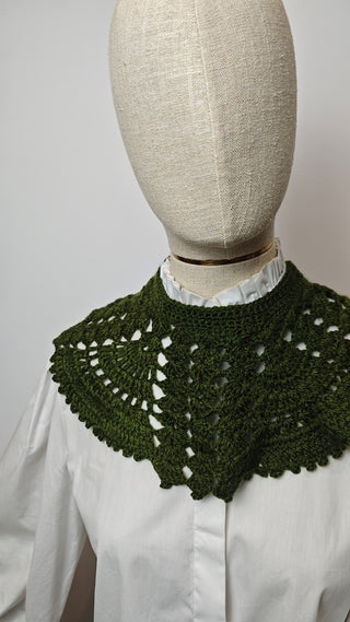 CUELLOS DE CROCHET HECHOS A MANO