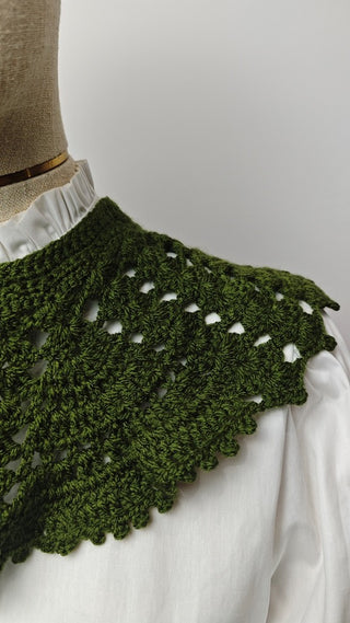 CUELLOS DE CROCHET HECHOS A MANO