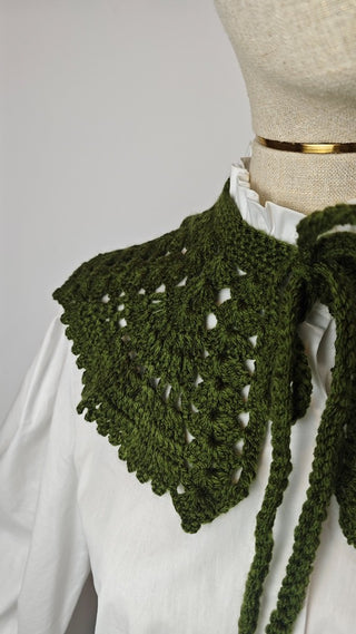 CUELLOS DE CROCHET HECHOS A MANO