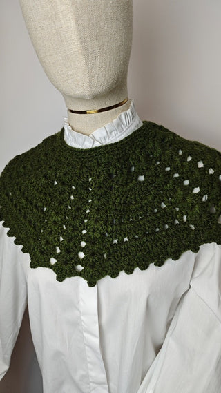 CUELLOS DE CROCHET HECHOS A MANO