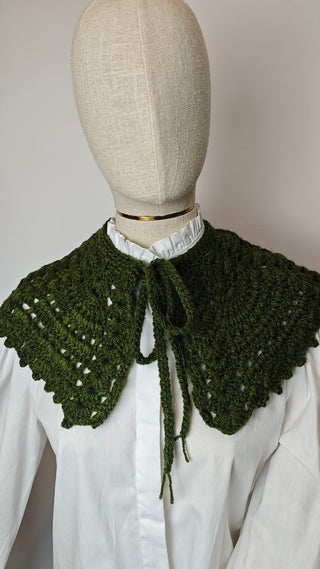CUELLOS DE CROCHET HECHOS A MANO