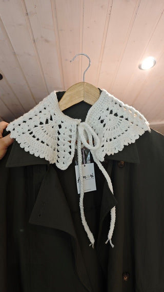 CUELLOS DE CROCHET HECHOS A MANO