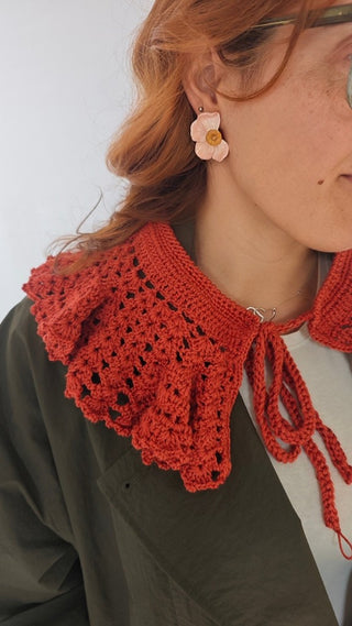 CUELLOS DE CROCHET HECHOS A MANO