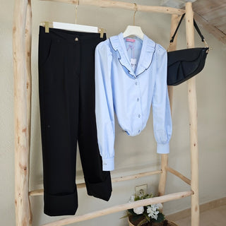 PANTALON DE VESTIR CON DOBLADILLO