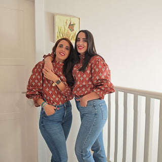 CAMISA ANJANA ESTAMPADA