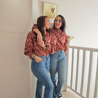 CAMISA ANJANA ESTAMPADA