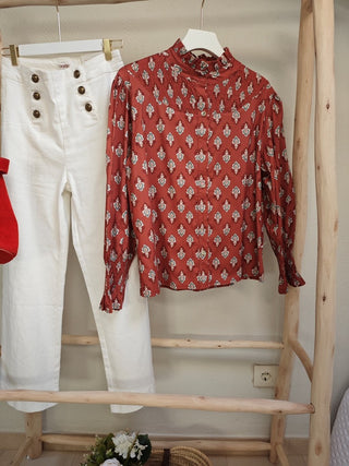 CAMISA ANJANA ESTAMPADA
