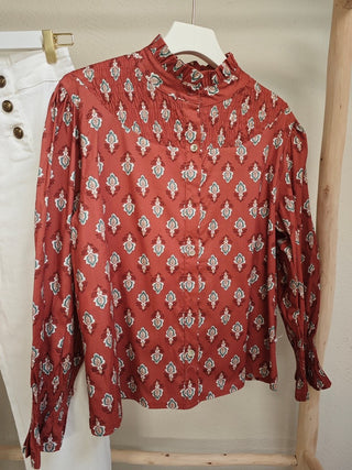 CAMISA ANJANA ESTAMPADA
