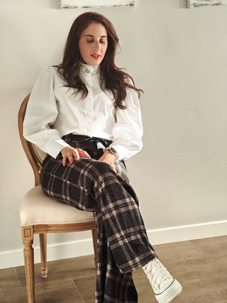 PANTALON DE CUADROS LAZO