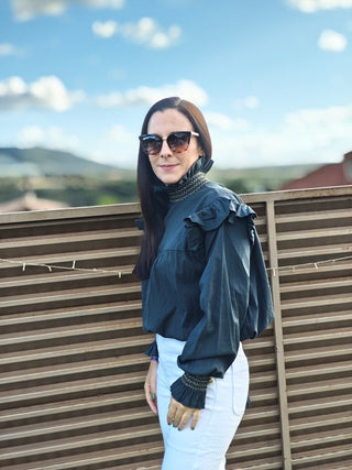 BLUSA EMMA CUELLO ALTO