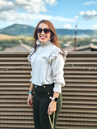 BLUSA EMMA CUELLO ALTO
